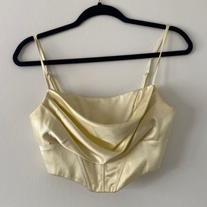 Corset Top - Yellow